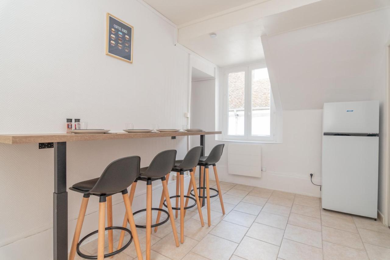 Appartement Cosy Au Centre Ville Avec Garage 샬롱쉬르송 외부 사진