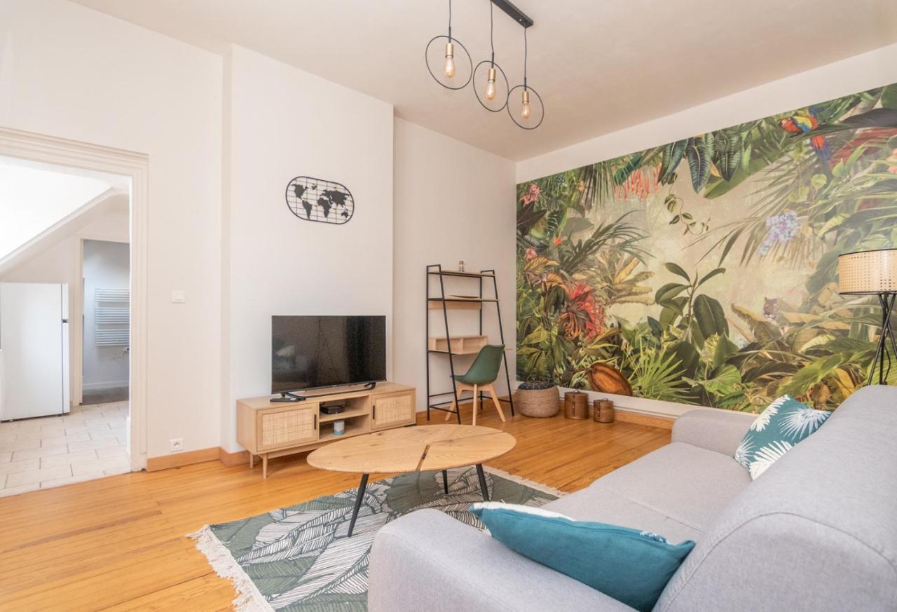 Appartement Cosy Au Centre Ville Avec Garage 샬롱쉬르송 외부 사진