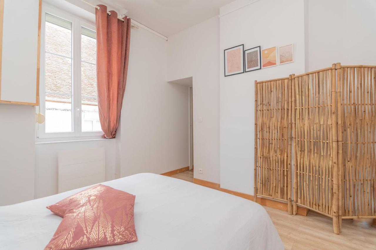 Appartement Cosy Au Centre Ville Avec Garage 샬롱쉬르송 외부 사진